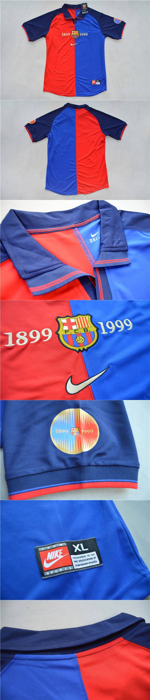 BARCELONA 1999 2000 AWAY SHIRT FOOTBALL SOCCER JERSEY CAMISETA